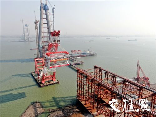 空中吊大象 常泰长江大桥主航道桥首个大节段钢桁梁吊装纪实